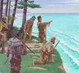 Edward Vebell, Lewis and Clark Reach Pacific Ocean