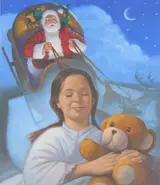 Michael Garland, Christmas/Girl Dreaming of Santa Claus