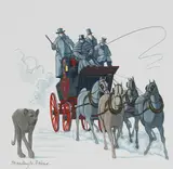 Exeter Mail Coach, Helmuth Stone Gallery 2021