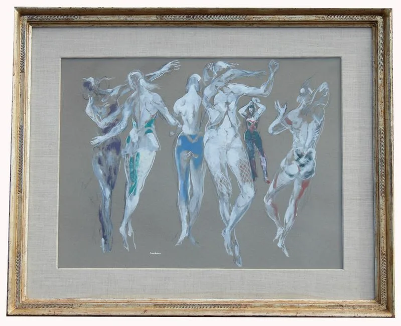 Jon Corbino, Design for Dancers, Gouache on Paper