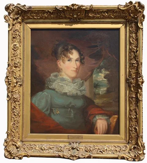 Gilbert Stuart, Mrs. Daniel Webster, Oil on Canvas