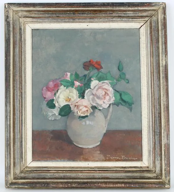 Untitled by Pierre Prunier, Oil on canvas, sold Aug 2021