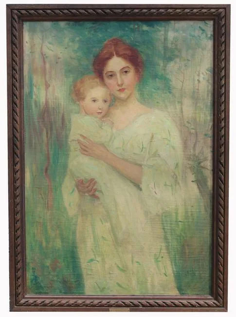 Untitled by George Henry Taggart, Oil on canvas, sold Aug 2021