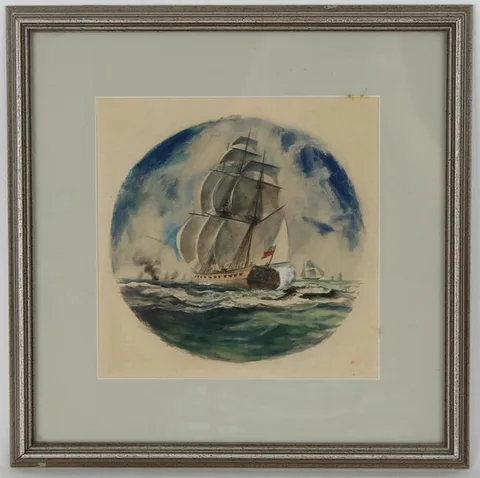 Benjamin Albert Stahl, Untitled, Oil on board