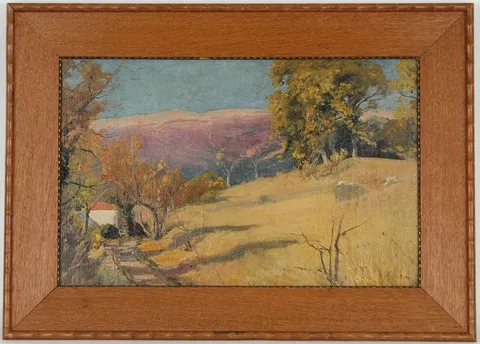 Arthur Streeton, Untitled, Oil on Canvasboard
