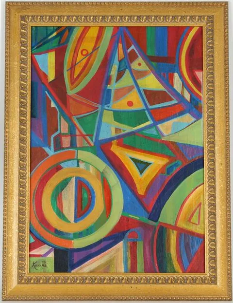 Untitled by František Kupka, Oil on Canvas, sold Aug 2021