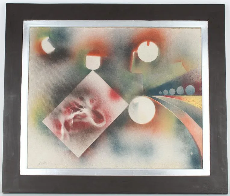 Untitled by Menachem Helhorz-Or, Oil on canvas, offered Aug 2021