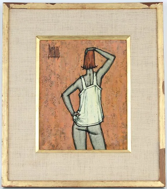 Untitled by Philip R. Perkins, Oil on Masonite, sold Aug 2021