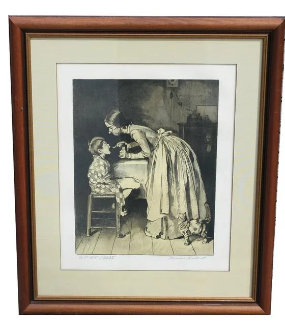 Spring Tonic by Norman Rockwell, Pencil, sold Aug 2021