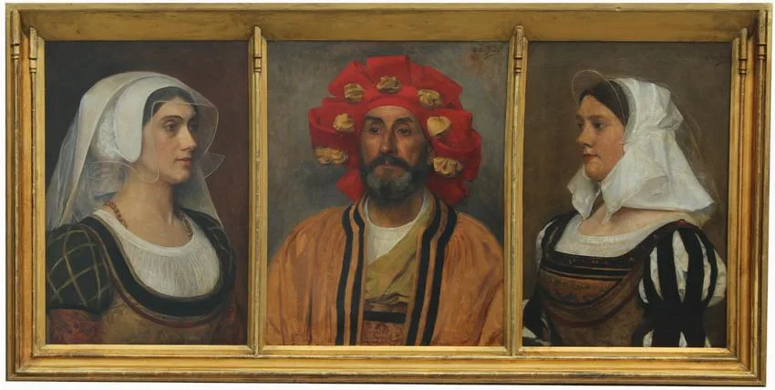 Untitled by Edouard de Jans, Oil on canvas, sold Sep 2021