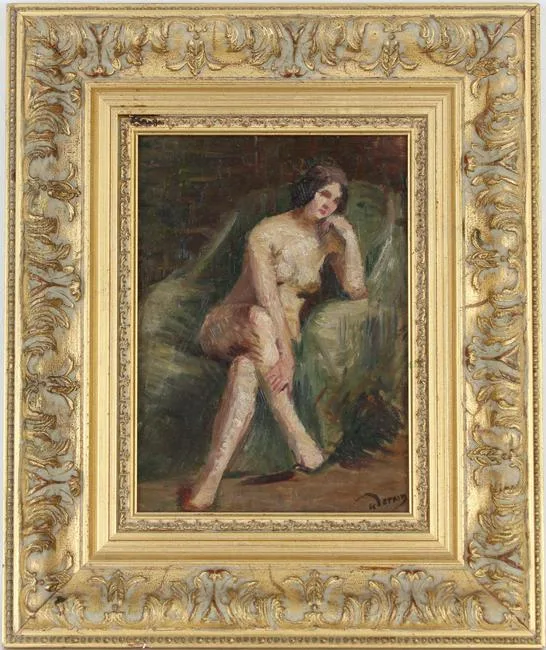 Untitled by André Derain, Oil on Board, sold Sep 2021