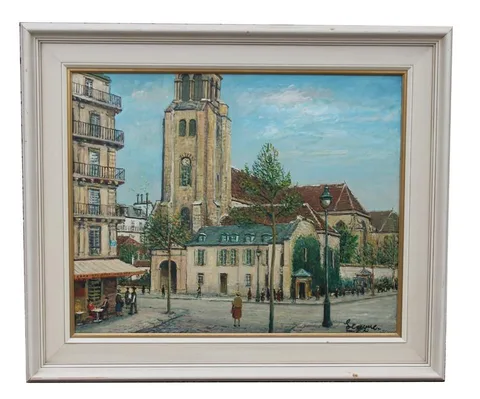 Alois Lecoque, Untitled, Oil on Board