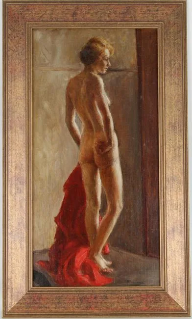 Untitled by Robert Brackman, Oil on Canvas, sold Sep 2021