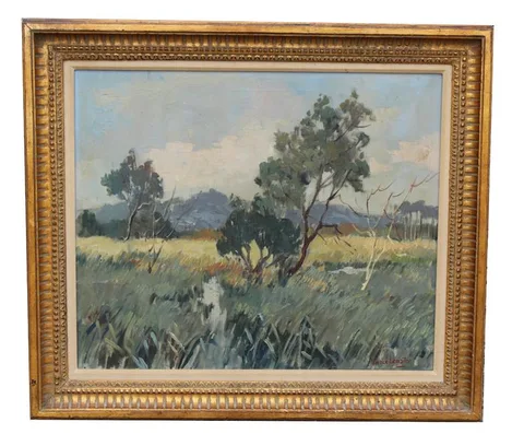 Untitled by Maurice Lemaître, Oil on Canvas, offered Sep 2021