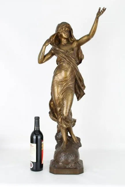 Eugène Marioton, La Pensee, Bronze