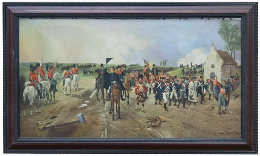 The Salute by Eugène Chaperon, Oil on board, offered Sep 2021