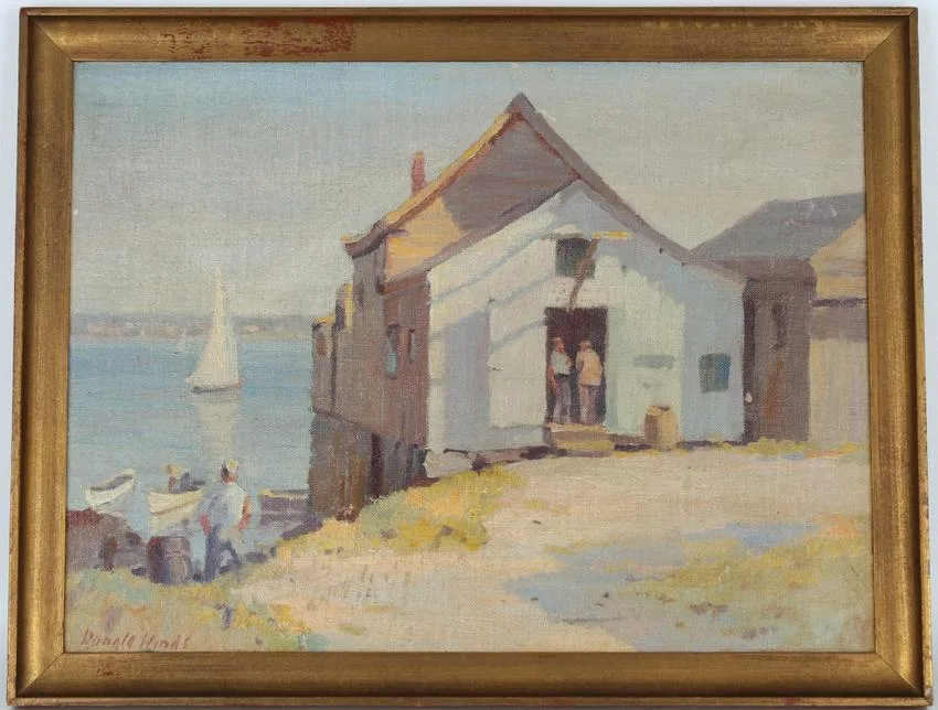 Donald Hinds, Untitled, Oil on board