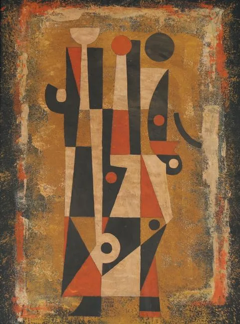 Untitled by Carlos Mérida, Oil on Paper, sold Sep 2021