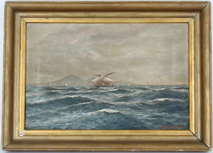 Untitled by Richard Dey de Ribcowsky, Oil on Canvas, sold Sep 2021