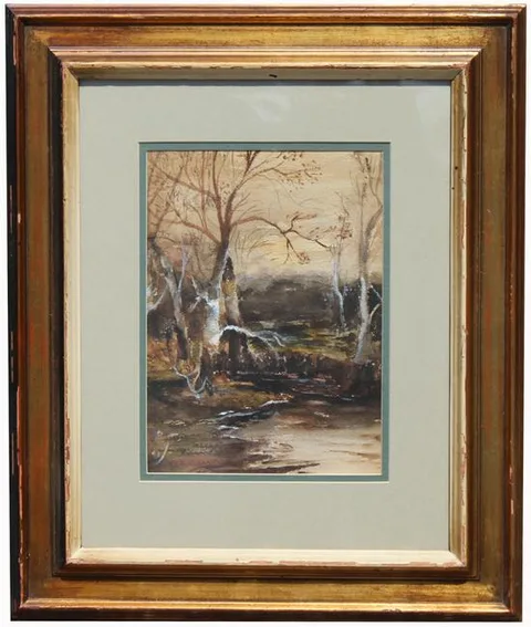 Ralph Albert Blakelock, Untitled, Watercolor on Paper