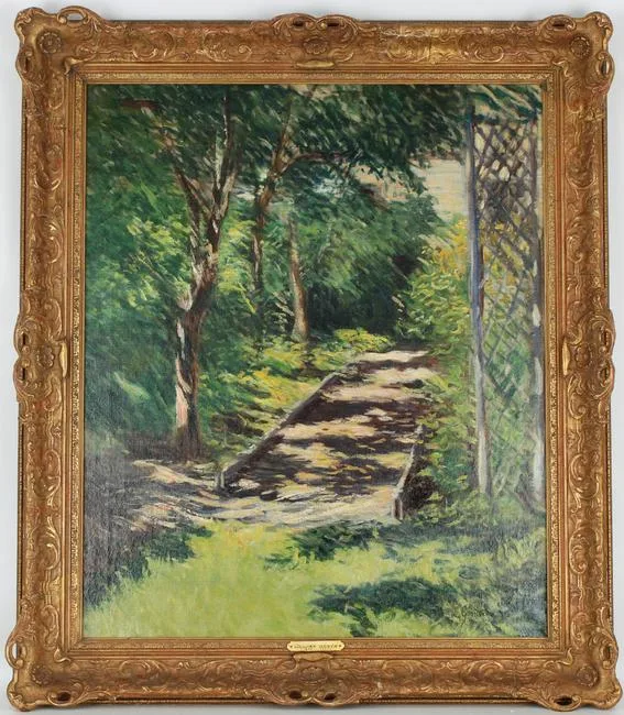 Bob's Path by Lillian Genth, Oil on canvas, offered Sep 2021