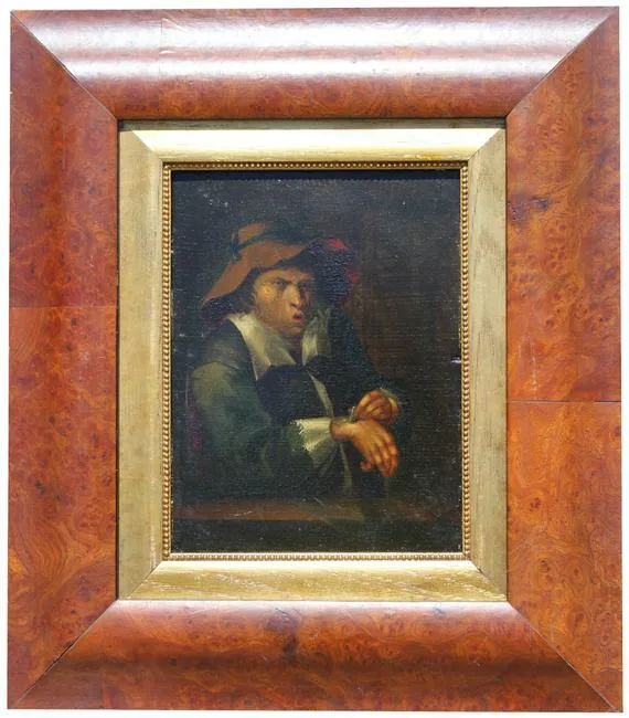 Untitled by Adriaen van Ostade, Oil on panel, sold Sep 2021