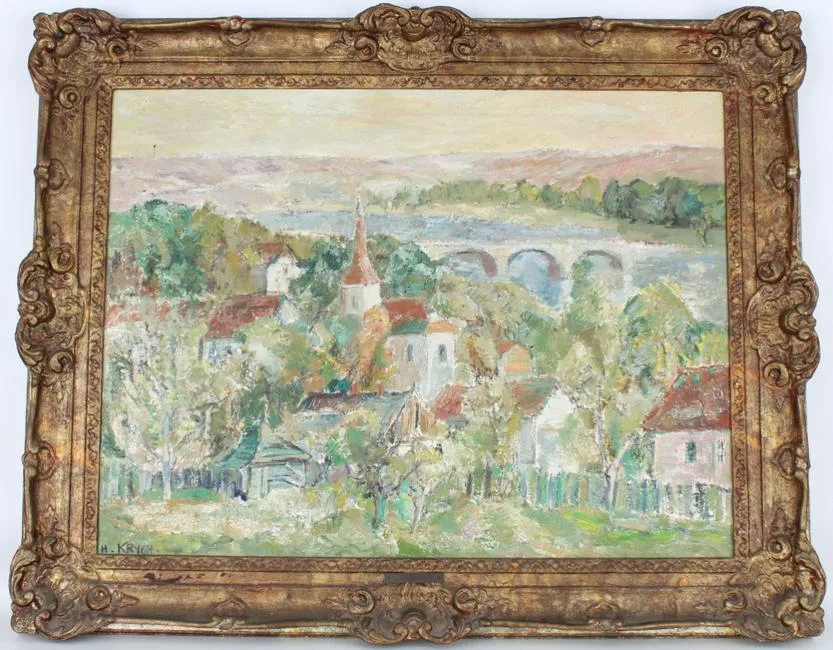 Henryk Krych, Untitled, Oil on Canvas