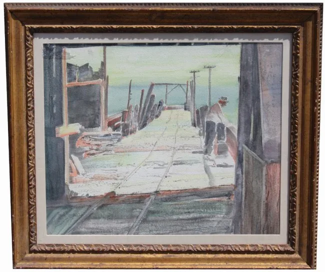 Untitled by Paul Lauritz, Watercolor, sold Sep 2021