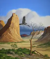 Chuck Ripper, Lesotho Birds - Bird in Flight Over