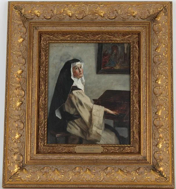 Untitled by William Verplanck Birney, Oil on board, sold Nov 2021