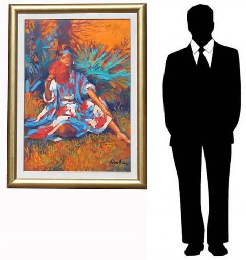 Nicola Simbari, Untitled, oil on canvas