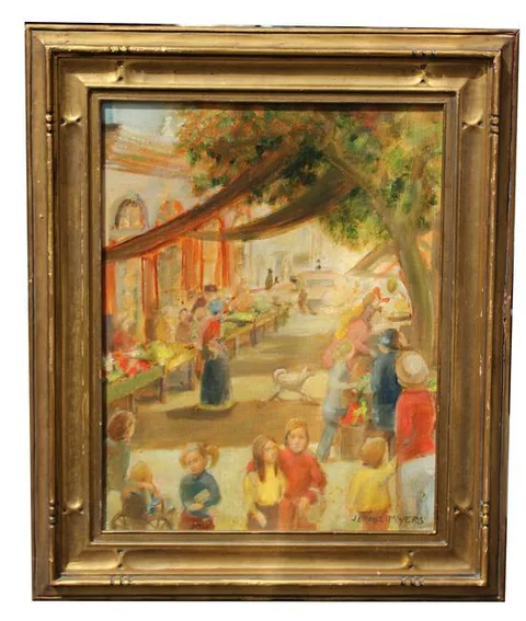 Jerome Myers, Untitled, Oil on Board