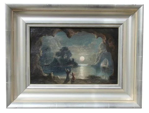 Wizard and his Apprentice by Sebastian Pether, Oil on Canvas, offered Nov 2021