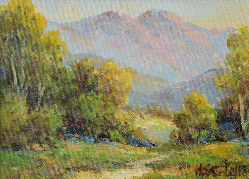 Untitled by Herbert Sartelle, Oil on Board, offered Nov 2021