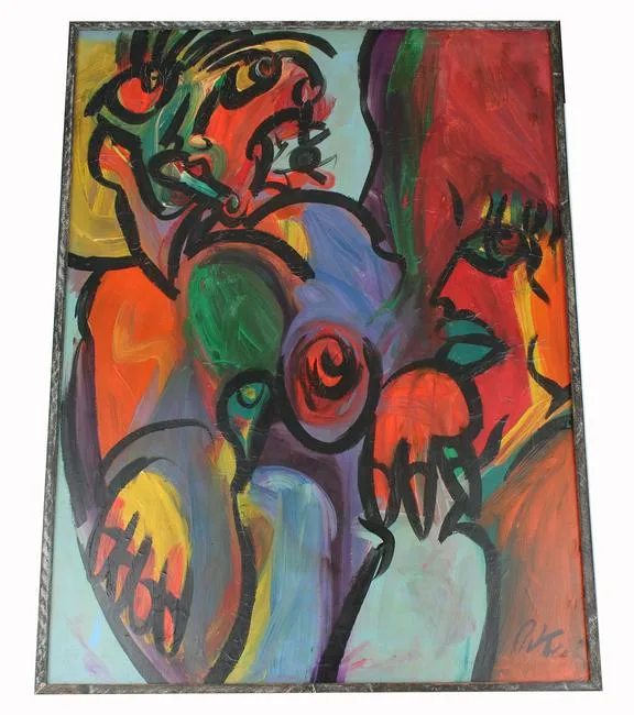 Untitled by Peter Robert Keil, Oil on canvas, sold Nov 2021