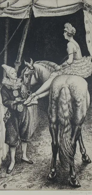 Laura Knight, The Bareback Rider, etching