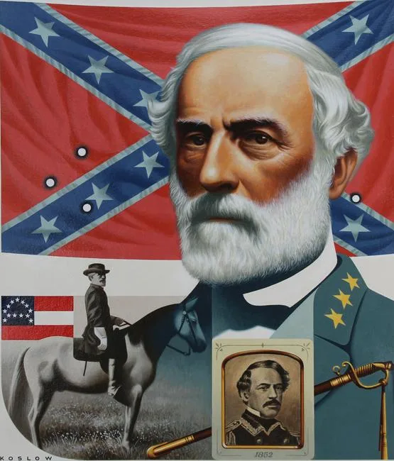 Howard Koslow, Robert E. Lee, Acrylic on Illustration Board