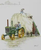 Basil Smith, John Deere Tractor