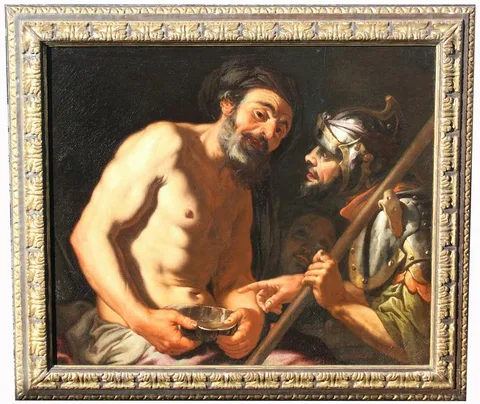 Antonio Zanchi, The Death of Socrates, 1665, oil on canvas