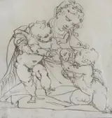 Luca Cambiaso, Holy Family
