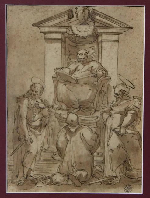 Untitled by Domenico Piola, Pen and ink, offered Jan 2022