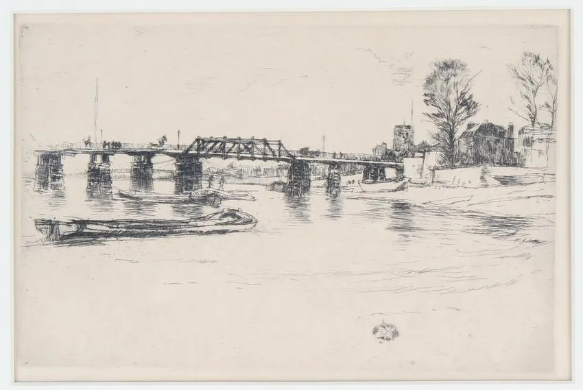 James Whistler, Untitled, etching