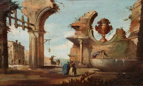 Francesco Guardi, Untitled, Oil on Canvas