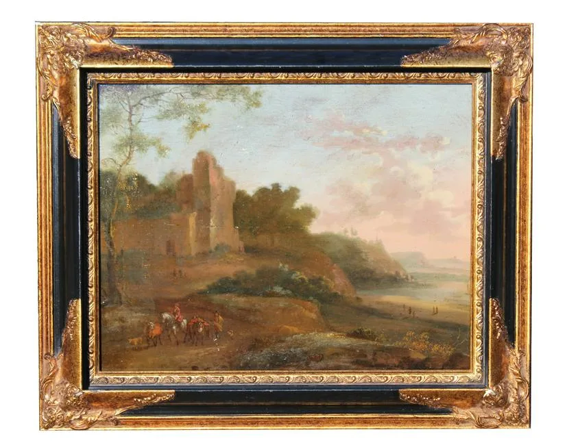 Untitled by Philips Wouwerman, Oil on panel, sold Jan 2022