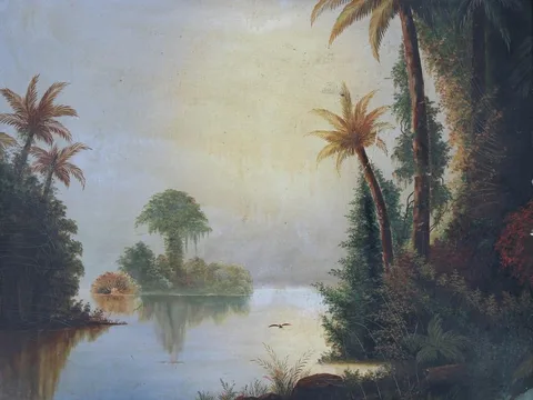 Untitled by Norton Bush, Oil on board, offered Jan 2022