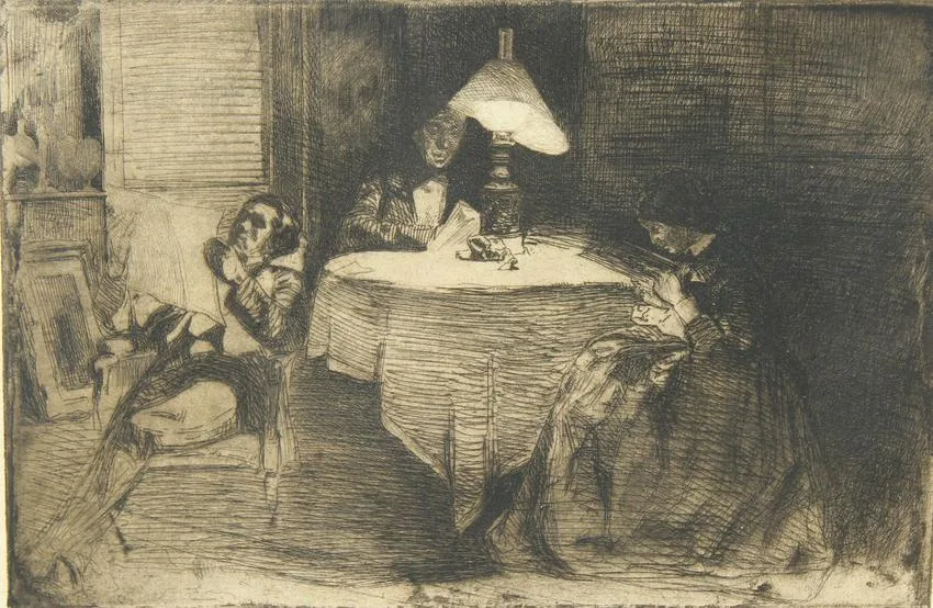 CS by James Abbott McNeill Whistler, Etching and drypoint on laid paper, sold Jan 2022