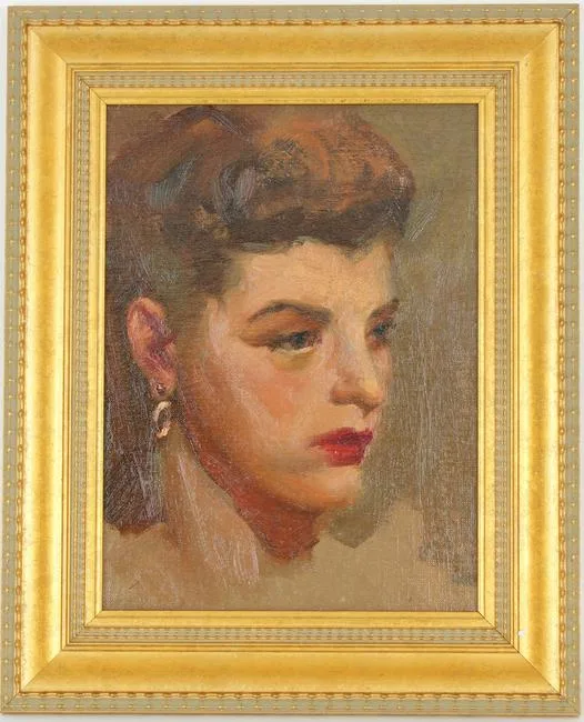 Untitled by Edward Leonard, Oil on canvas, sold Jan 2022