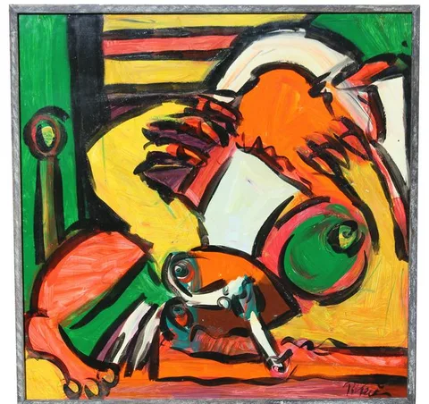 Peter Robert Keil, Untitled, Oil on Board