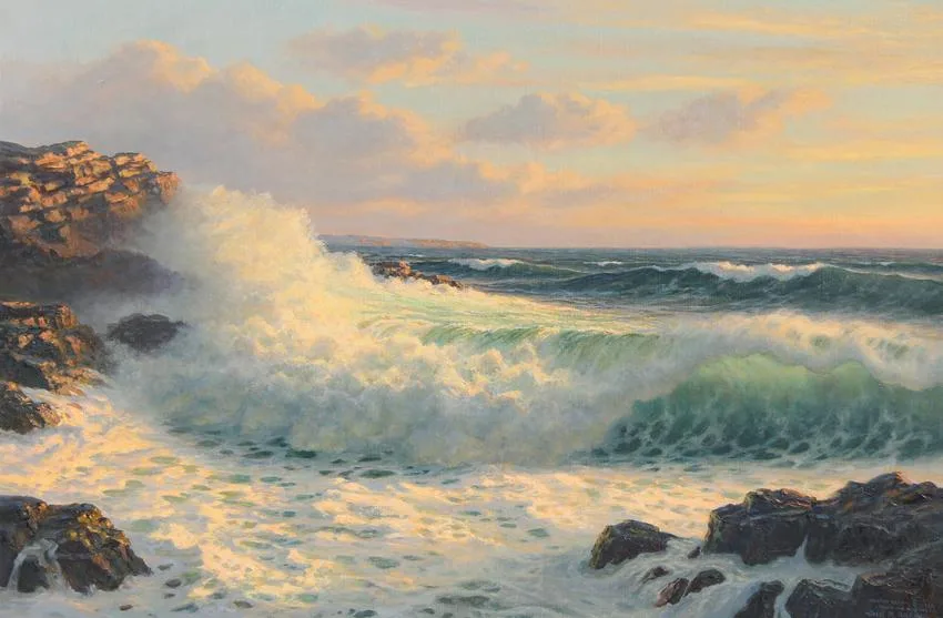 Untitled by Josef M. Arentz, Oil on Canvas, sold Jan 2022