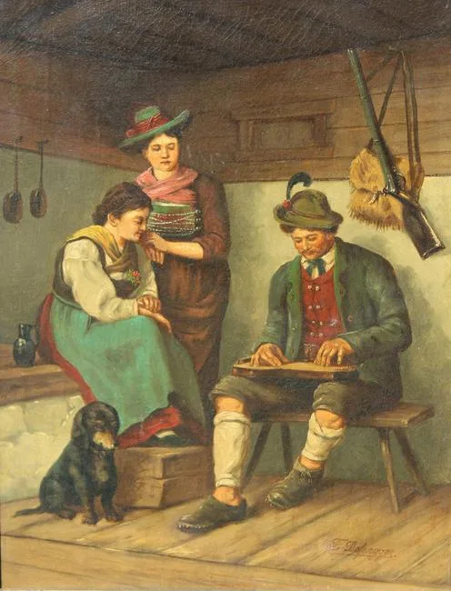 Untitled by Franz Defregger, Oil on Canvas, sold Jan 2022